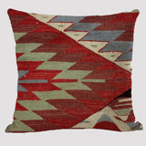 Bohemian Elegance: Linen Pillowcase in Ethnic Style