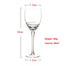 Vintage Brushed Red Wine Glass - Elegant European Crystal Luxury