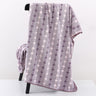 Wide Stripe Dark Stripe Coral Velvet Printing Towels Suit