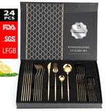 Atelier 24-Piece Stainless Steel Flatware Set