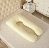U-Shaped 130x70cm Pregnancy Pillow for Maternity Support and Breastfeeding