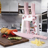 Elegant Pink Stainless Steel Chef's and Bread Knife Set