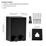 Indoor Outdoor Retractable Stretch Washing Invisible Line Mounted Drying Rope Laundry Clothes Line 13.8ft Automatic Wall Hanging