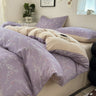 Jacquard Floral Cotton Gauze Bedding Set – Soft Layered Comfort