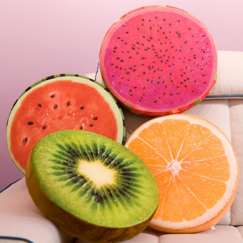 New Cute Creative 3D Summer Fruit PP Cotton Cushion - Julia M LifeStyles