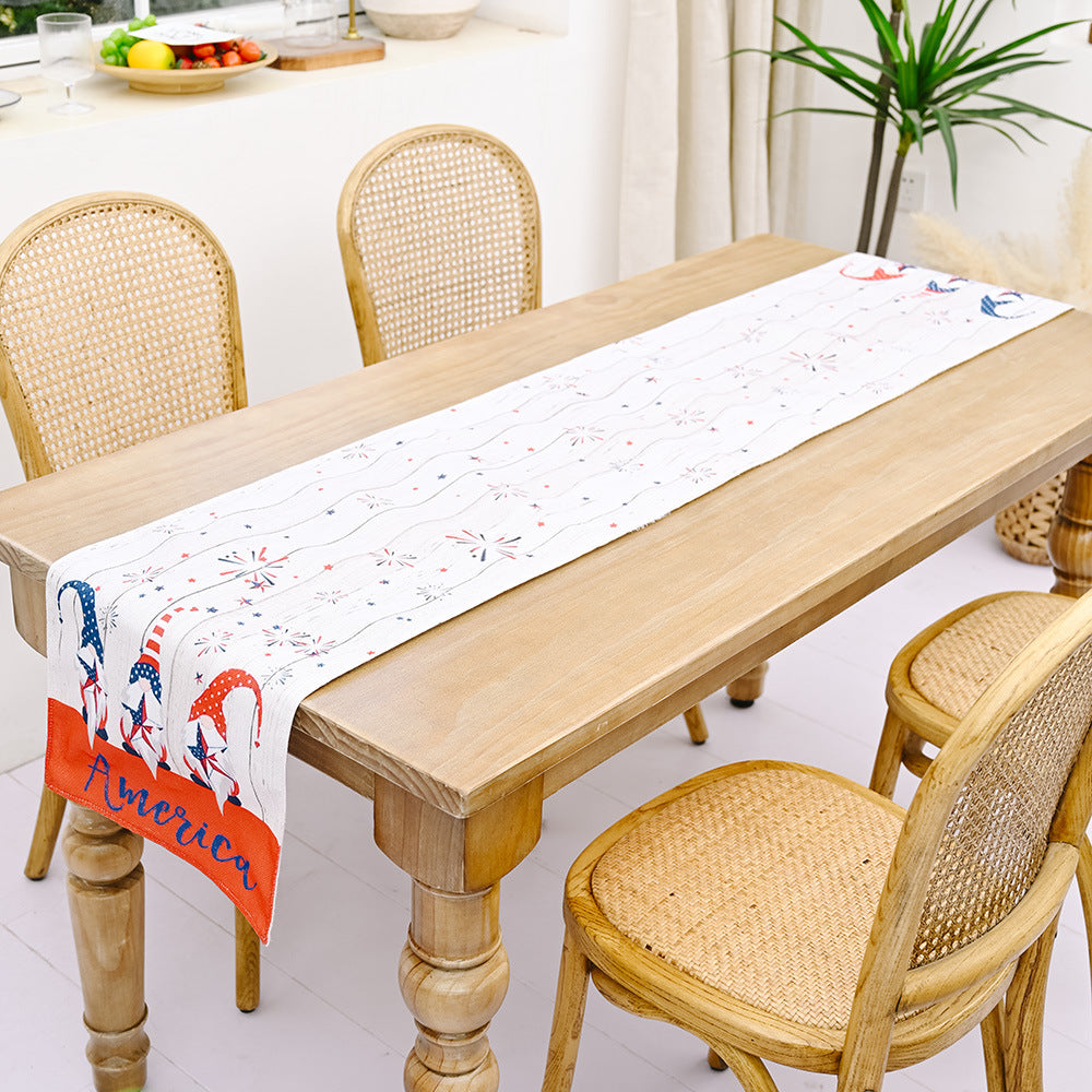 Elegant Christmas Table Flags by Julia M LifeStyles Julia M Home & Kitchen