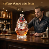 Sculptural Glass Spirits Decanter