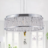 Modern Crystal Ceiling Light – Round Flush Mount Chandelier