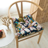 Dark Retro Southeast Asian Cotton Linen Luxurious Chair Cushion