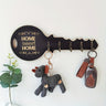 1pc Retro Key Hook Wall Shelves - Floating Decor for Entryway, Aesthetic Room Accent, Space-Saving Kitchen & Bathroom Organizer, Vintage-Style Home Accessories