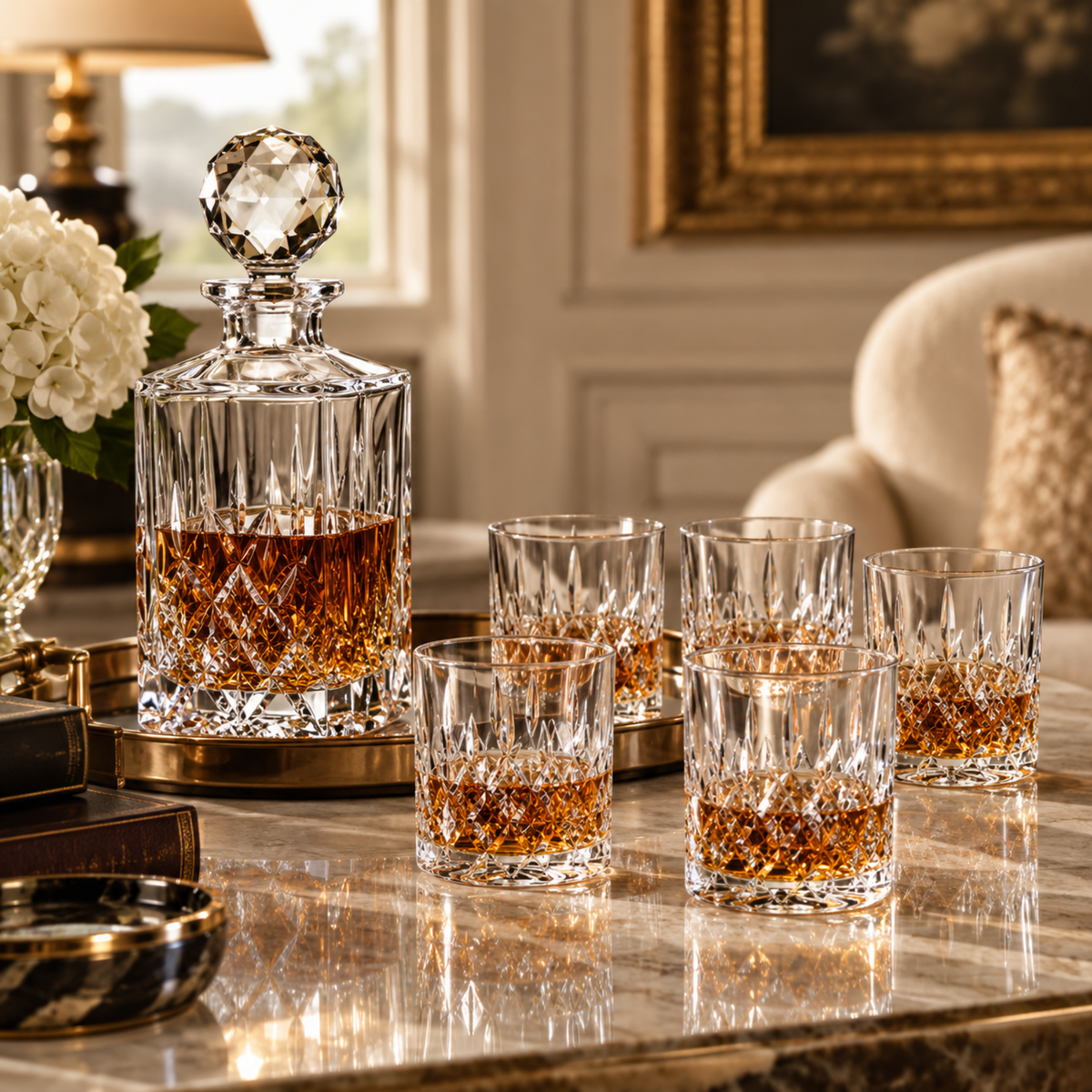 Bohemia Czech Crystal Barware Collection