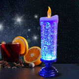 7-Color Gradient LED Crystal Candle - Julia M LifeStyles