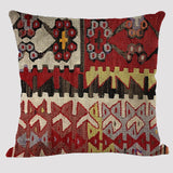 Bohemian Elegance: Linen Pillowcase in Ethnic Style