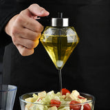 Diamond glass oil pot small oil bottle oil tank