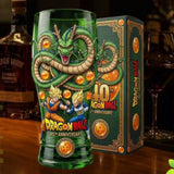 Colored glass bottle beer glass