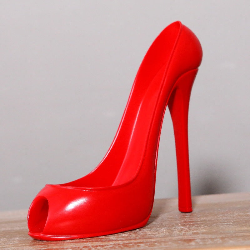 Creative high-heeled shoes, wine rack decorations, European style wine racks, home decor, wine cabinet accessories, wine rack resin eprolo