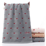 Pure Cotton Couple Embroidery Household Towels