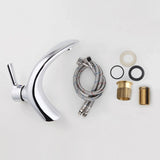 Fine copper creative basin hot and cold faucet