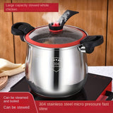 304 Stainless Steel Multi-Functional Non-Stick Pressure Cooker Pot with Lid Julia M LifeStyles