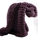 Cloudweave Chunky Knit Throw Blanket, Oversized Cozy Texture