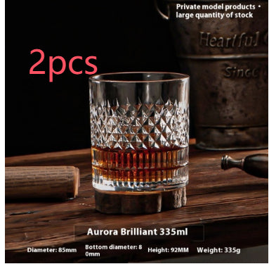 Whiskey Shot Crystal Set – Premium Thickened Glassware Collection