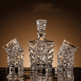 Thickened Whiskey Glass Set – Elegant European Crystal Wine Collection