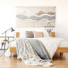 Hand-Woven Cotton Wave Tapestry | Refined Textural Wall Art