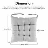 4-Pack Premium Plush Chair Cushions with Tie-Ons – Soft, Stylish Comfort