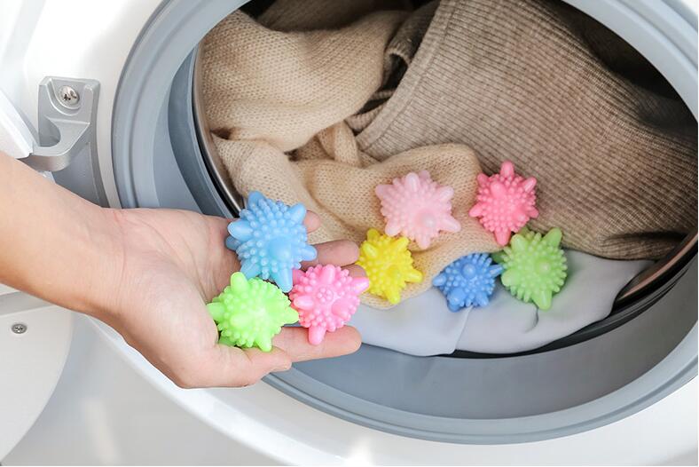 6Pcs/lot Anti-winding Laundry Ball Home Washing Machine Solid Cleaning Ball Super Strong Decontamination Laundry Ball GYH