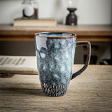 European Style White Porcelain Ceramic Coffee Mug