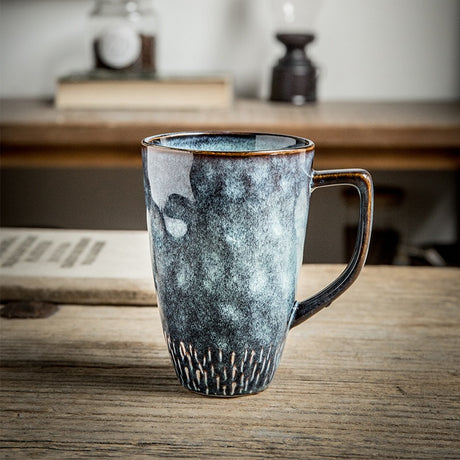European Style White Porcelain Ceramic Coffee Mug