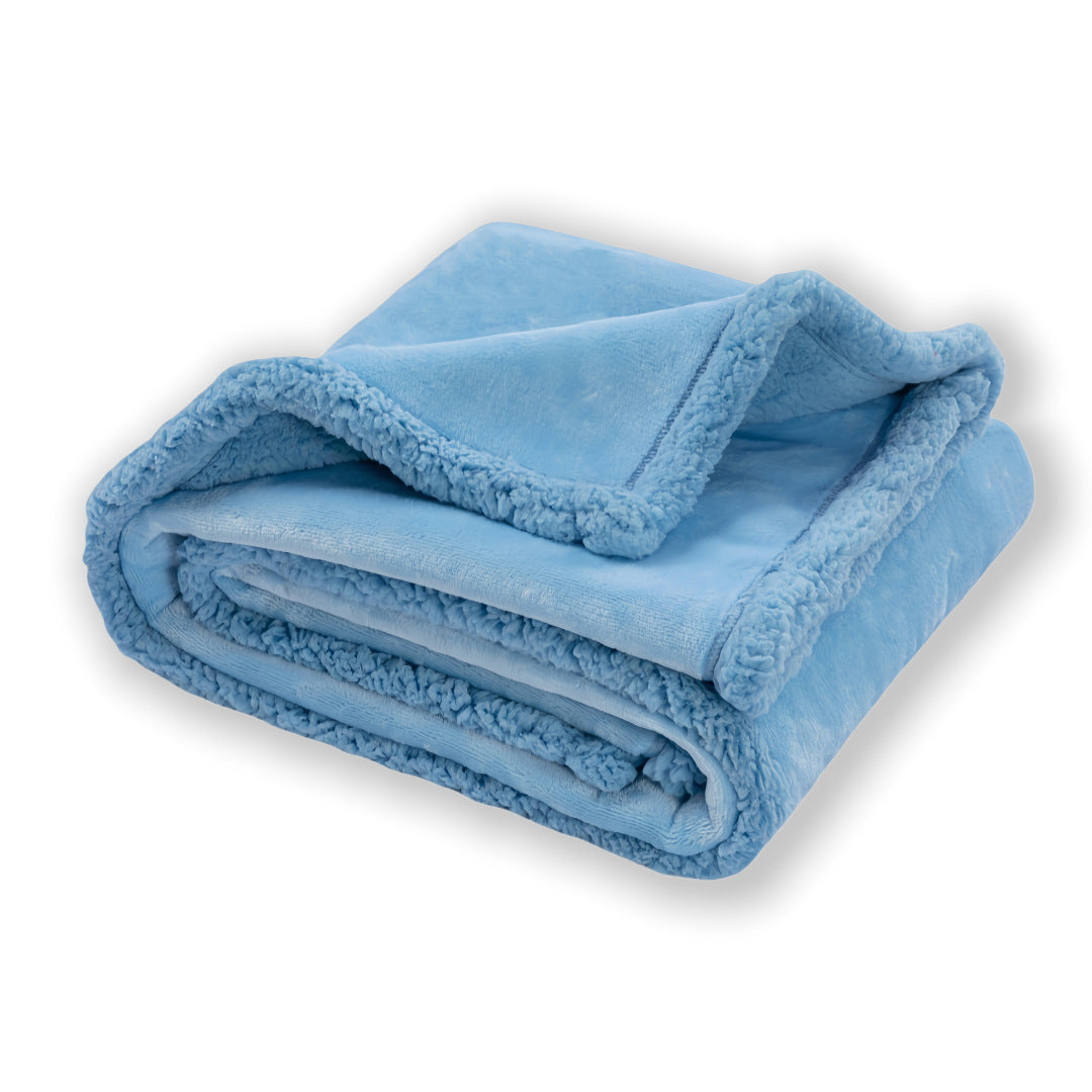 Waterproof Sherpa Fleece Blanket Pad - Plush & Cozy Comfort