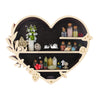 Adorable Mushroom - themed Decor. Wall - mounted Wooden Floating Mushroom Shelf. Ideal as a Crystal Display Shelf or a Rock Gem