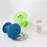 Bath Stopper Plug Sink Strainer Filter Sewer Dredge Device Hair Drain Hair Catcher bathroom accessories（green） Julia M Home & Kitchen