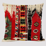 Bohemian Elegance: Linen Pillowcase in Ethnic Style