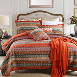 Pure Cotton Summer Cooling Duvet Airable Cover Bed Three-piece Set