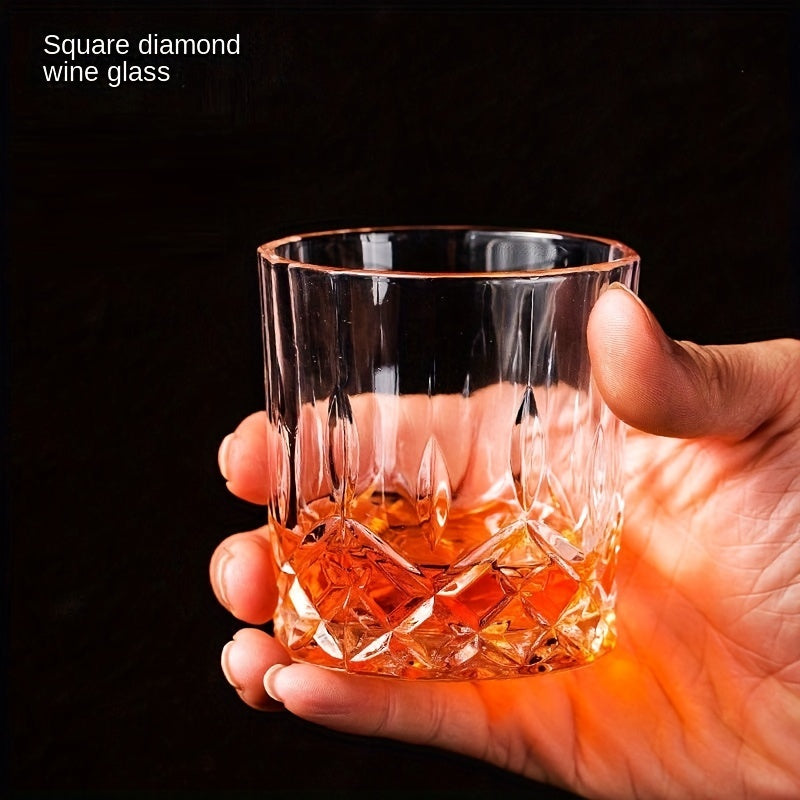 7pcs, Wine Glass Set, Glass Whiskey Decanter And Whiskey Glasses Set, Decanter With 6 Double Layered Vintage Glasses, Lead Free Whiskey Glassware, Accessories, Bar Supplies - Julia M LifeStyles