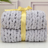 Handmade Thick Wool Woven Blanket in Various Colors