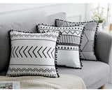 Bohemian Elegance Plush Throw Pillow Cover 30x50cm & 45x45cm