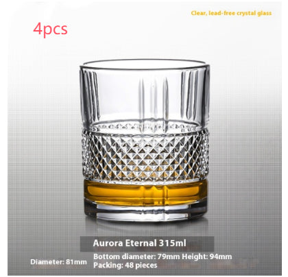 Whiskey Shot Crystal Set – Premium Thickened Glassware Collection