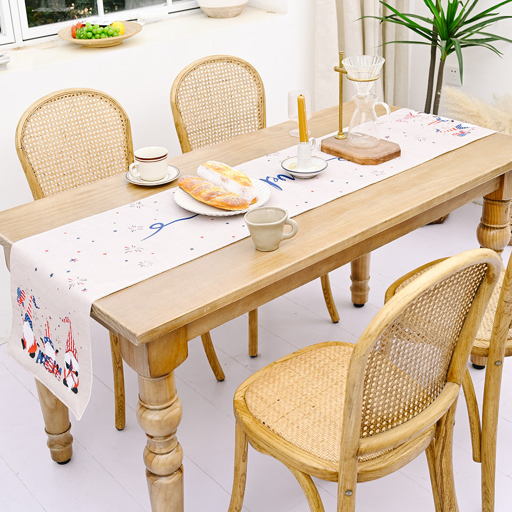 Christmas decoration table flags, decorative supplies, table flags, holiday home hotel decoration, dining table cloth mats