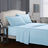 Pure Color Bedding Set Bed Linens Flat Sheet+Fitted Sheet+Pillowcase Queen/ King Size Gray Soft comfortable white Bed set40 - Julia M LifeStyles