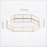 Vitra Brass & Glass Vanity Tray