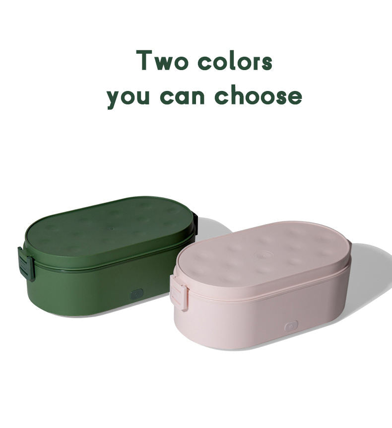 Power Bank USB  luminous Glasses Self heat lunchbox Electric Food Warmer Heated Lunch Box Electric USB For Office Outdoor