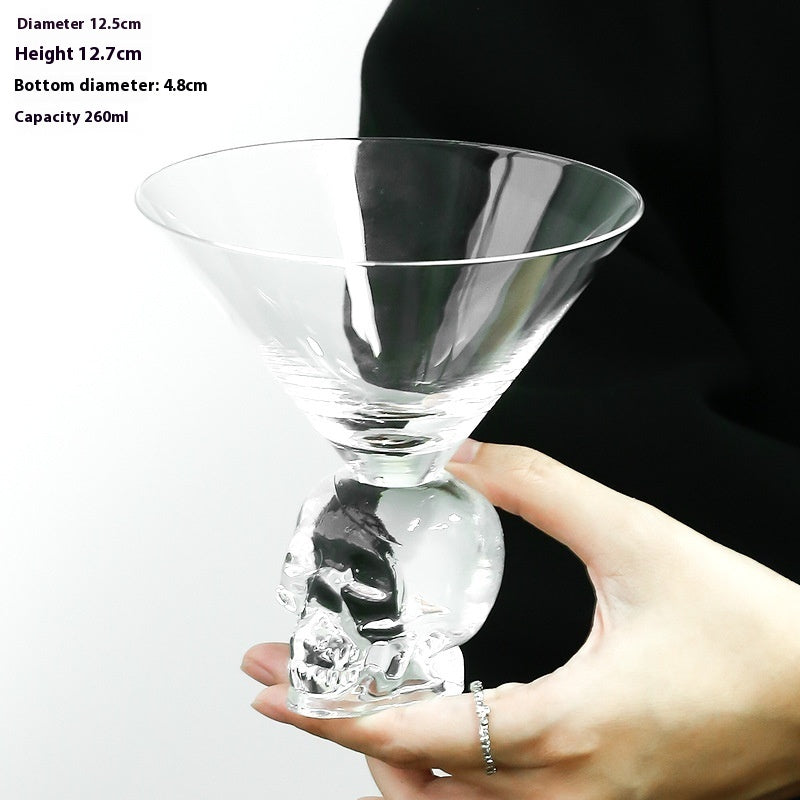 Skull Elegance Cocktail Glass Set – Modern Luxury Design