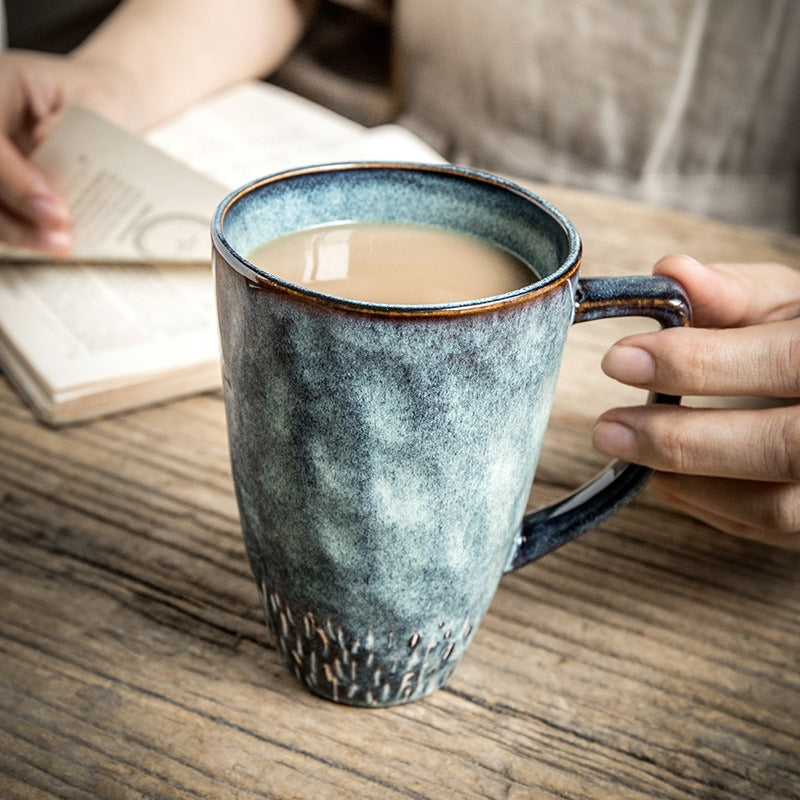 European Style White Porcelain Ceramic Coffee Mug