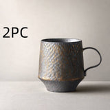 Vintage stoneware coffee cup