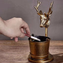 The Stag Estate Ash Vessel ; Heritage Brass Cigar & Cigarette Ashtray