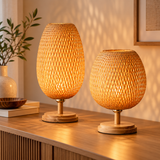 Kyoto Woven Bamboo Table Lamp