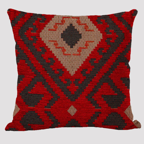 Bohemian Elegance: Linen Pillowcase in Ethnic Style